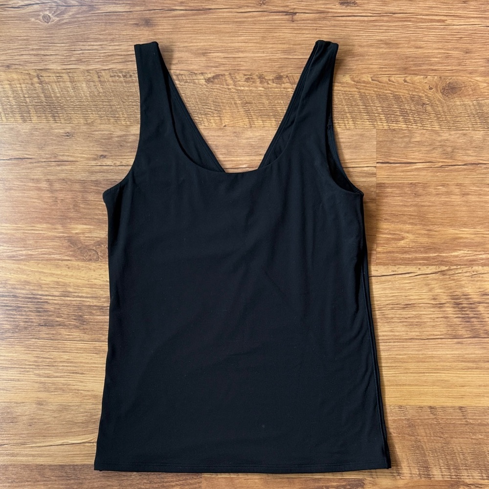 White House Black Market Classic Black Tank Top